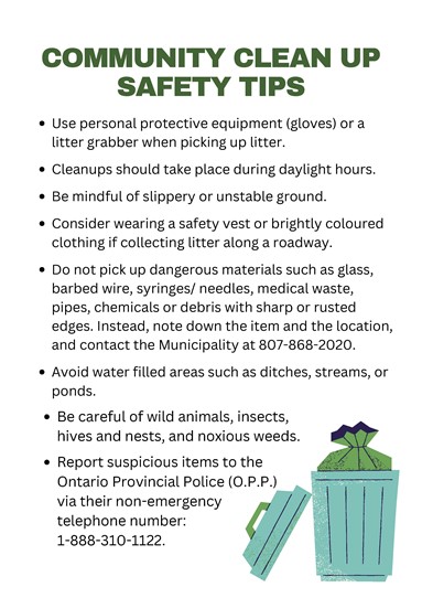 Community Clean Up Safety Tips